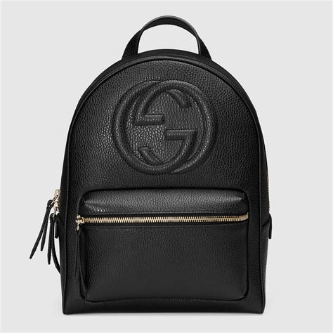 gucci soho backpack size|black gucci backpack for women.